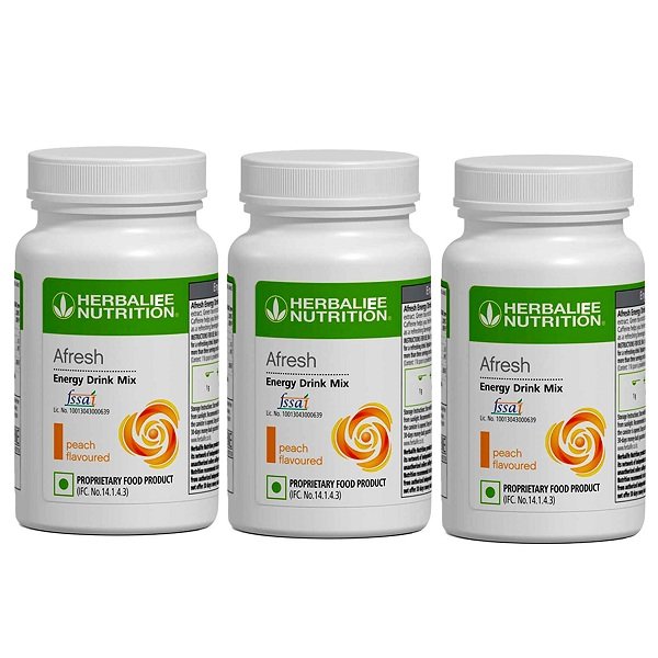 Peach3.jpg Herbalife Peach Afresh Energy Drink Mix 50 gms 3 Pcs – Herbalife Products - Image 1